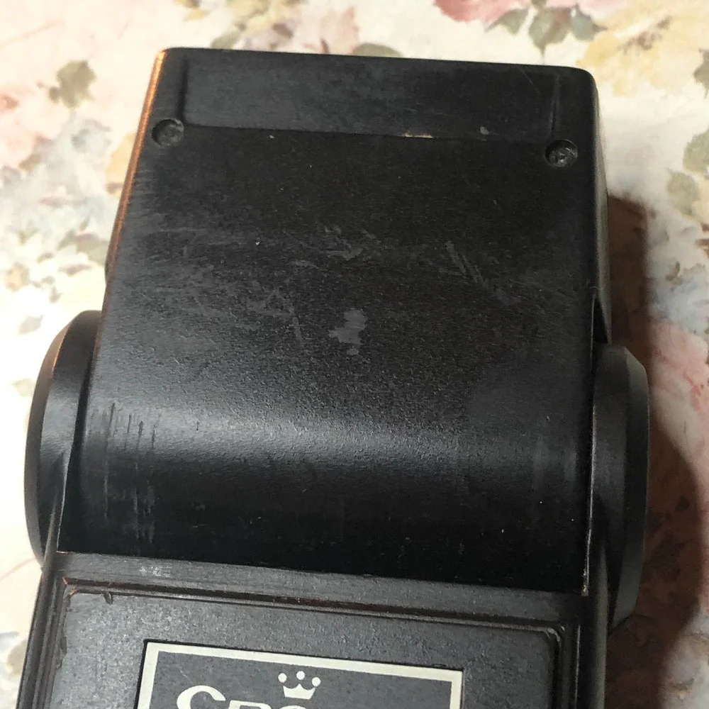 Vintage Crown 175A Automatic Bounce Flash Photography Speedlight
